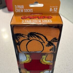 Nickelodeon Orange and Red Casual Socks 3-Pack